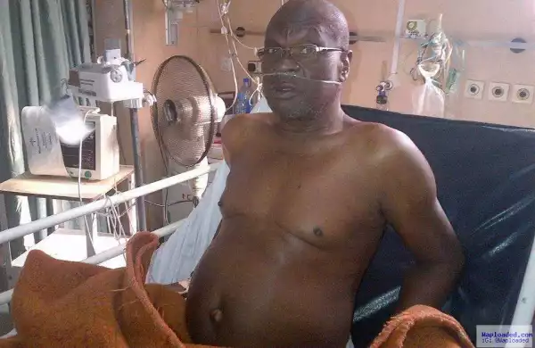 Photos: Veteran Actor, Olumide Bakare On Sick Bed